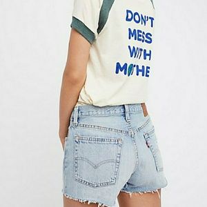 Levi's 501 Raw Hem Shorts